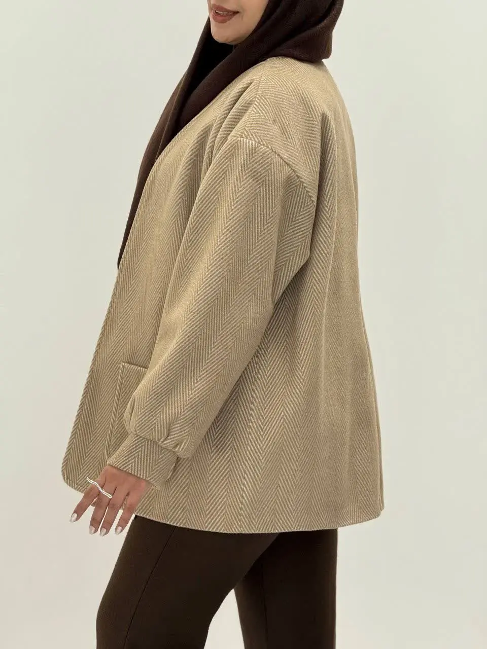 3695-پالتو آستردار فندی